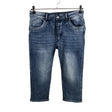 Unisex Perfect Jeans - Teksast poolpikad püksid, suurus 42 - Sinine ()