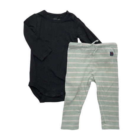 Unisex Lindex - Bodi, suurus 62 - 68 - Must ()