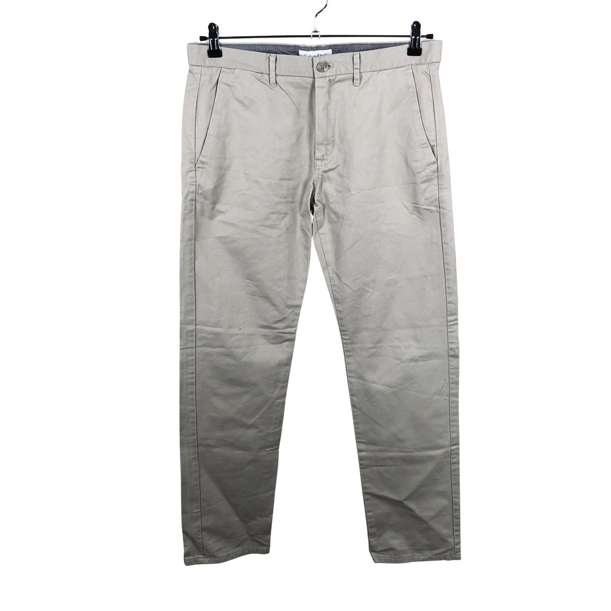 Unisex Calvin Klein - Chino-püksid, suurus W32 - Hall (1)