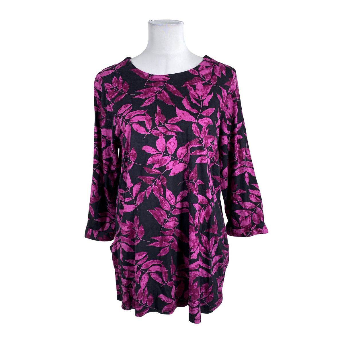Unisex Jade - Trikotaažist pluus, suurus 38 - Must (1)