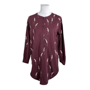 Unisex NOSH - Trikotaažist tuunika, suurus 36 - Veinipunane (1)