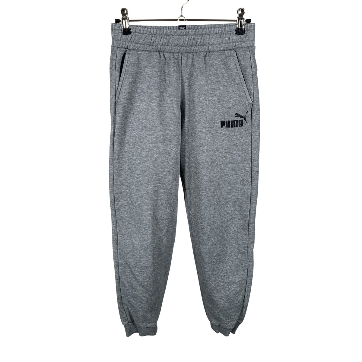 Unisex Puma - Dressikangast püksid, suurus 146 - 152 - Hall (1)