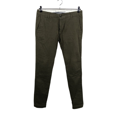 Unisex Knowledge Cotton Apparel - Chino-püksid, suurus W33 - Roheline ()