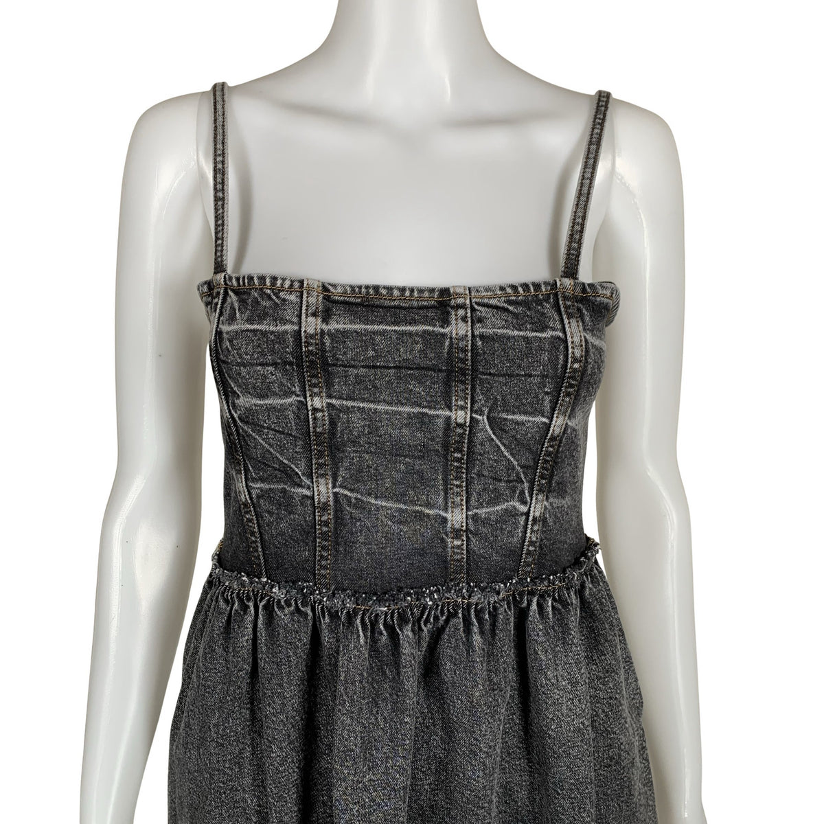 Unisex Ganni - Teksakleit, suurus 34 - Hall (3)