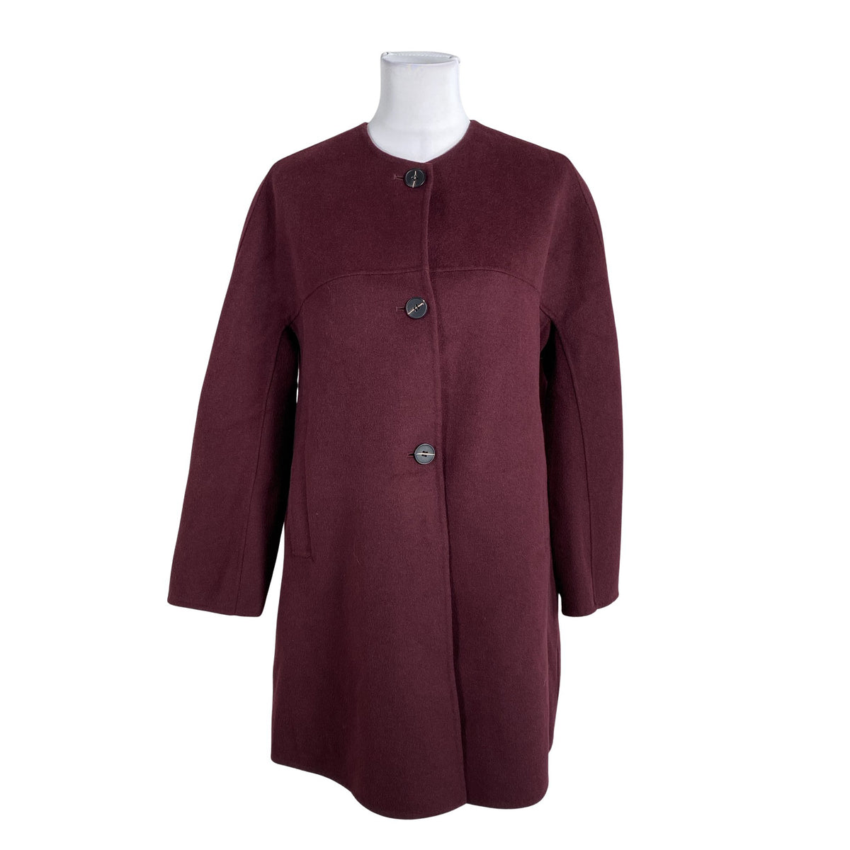 Unisex Nanso - Villane mantel, suurus 36 - Veinipunane (1)