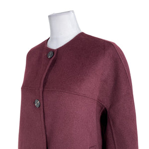 Unisex Nanso - Villane mantel, suurus 36 - Veinipunane (2)