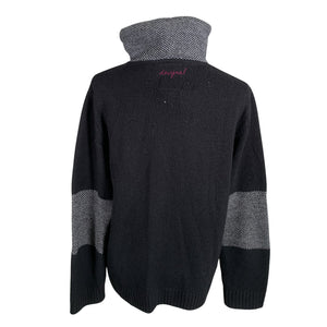 Unisex Desigual - Kampsun, suurus 40 - Must (2)