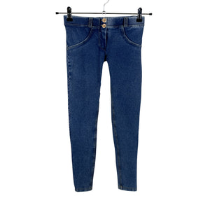 Unisex Freddy - Teksaretuusid, suurus 34 - Sinine (1)