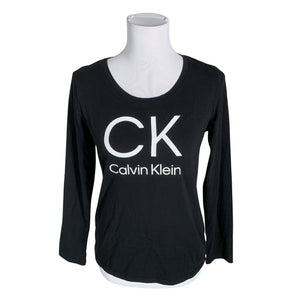 Unisex Calvin Klein - Trikotaažist pluus, suurus 38 - Must (1)
