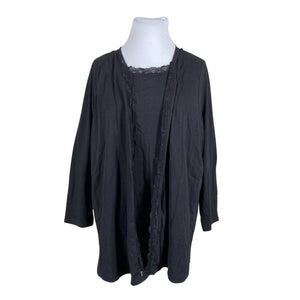 Unisex Mia Moda - Kardigan, suurus 56 - Must (1)