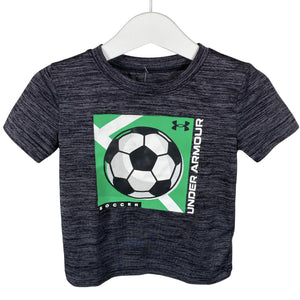Unisex Under Armour - Spordisärk, lühikesed käised, suurus 86 - 92 - Hall (1)