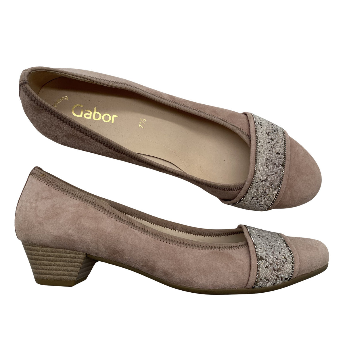 Unisex Gabor - Kontsakingad, suurus 41 - Heleroosa (1)