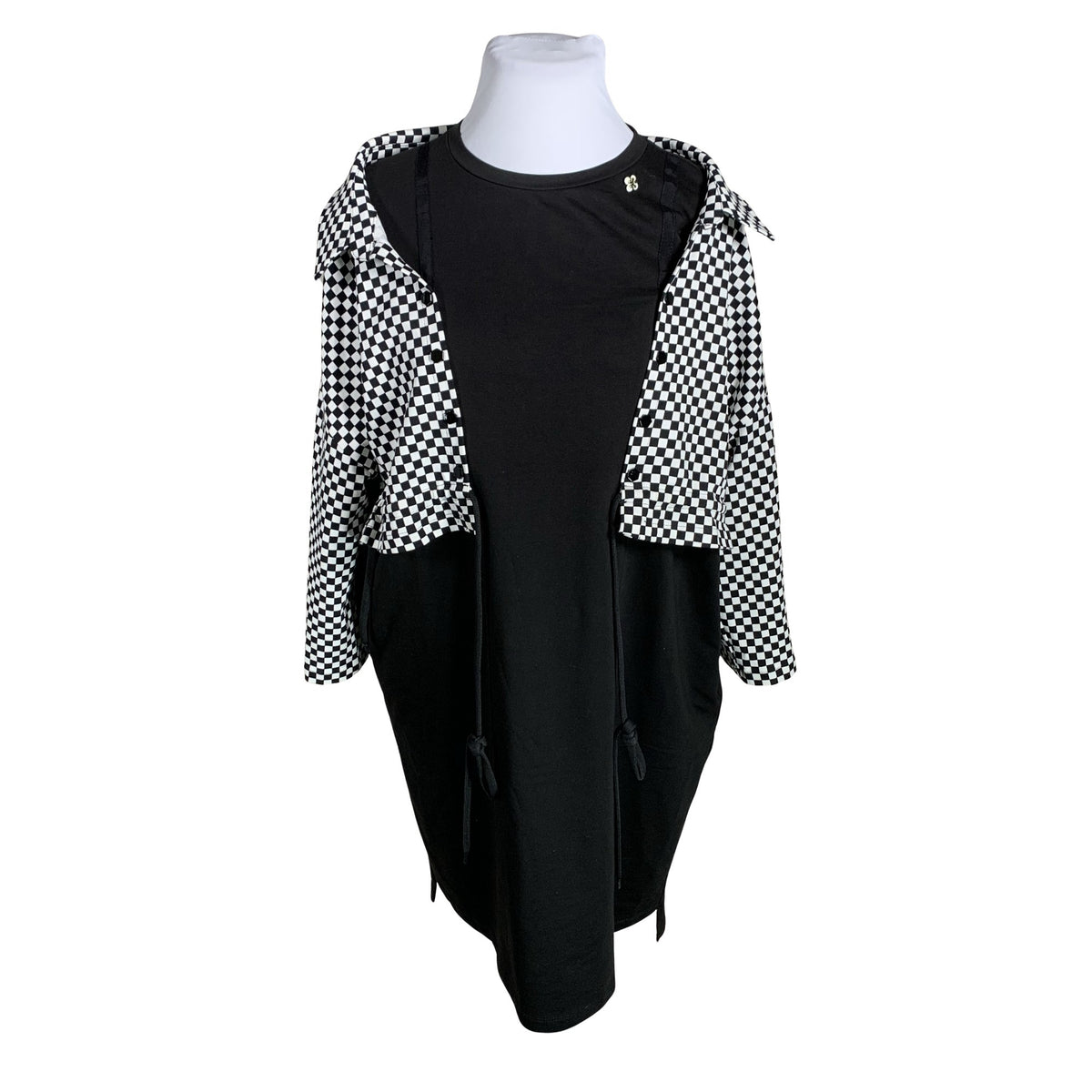 Unisex VERDA - Trikotaažist kleit, suurus 46 - Must (1)