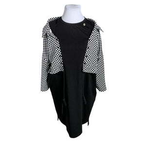 Unisex VERDA - Trikotaažist kleit, suurus 46 - Must (1)