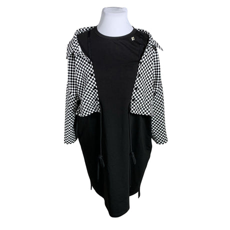 Unisex VERDA - Trikotaažist kleit, suurus 46 - Must ()