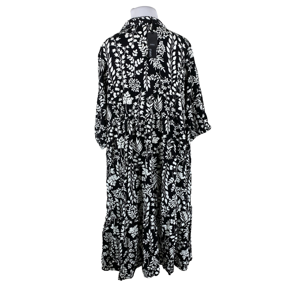 Unisex Evans - Õhuke kleit, suurus 50 - Must (2)
