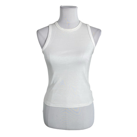 Unisex Lindex - Trikotaažist topp, suurus 36 - Valge ()