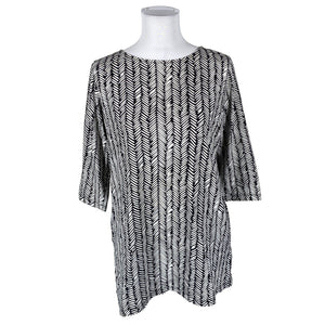 Unisex Marimekko - Trikotaažist tuunika, suurus 38 - Must (1)