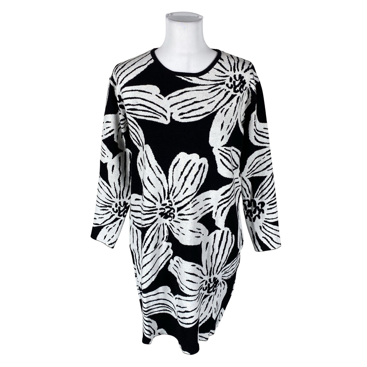 Unisex Nanso - Kootud tuunika, suurus 36 - Must (1)