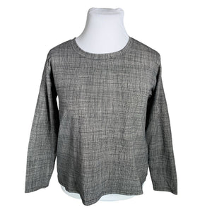 Unisex Nanso - Trikotaažist pluus, suurus 42 - Hall (1)