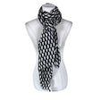 Unisex Marimekko - Õhuke sall, suurus Maxi - Must ()