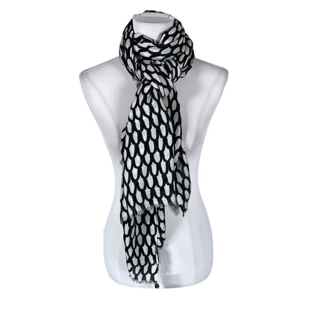 Unisex Marimekko - Õhuke sall, suurus Maxi - Must ()
