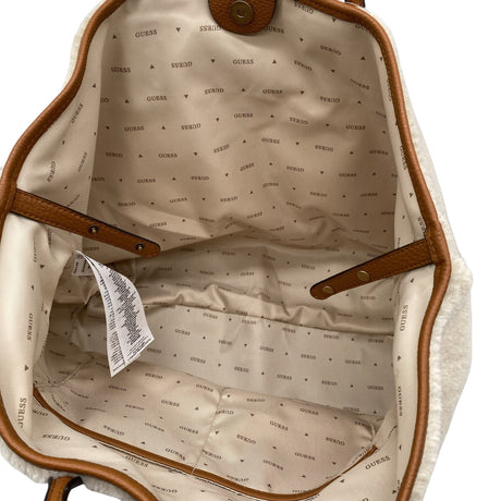 Unisex Guess - Käekott, suurus Maxi - Beige (2)