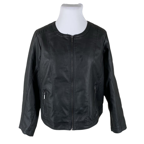 Unisex Zizzi - Nahktagi, suurus 48 - Must ()