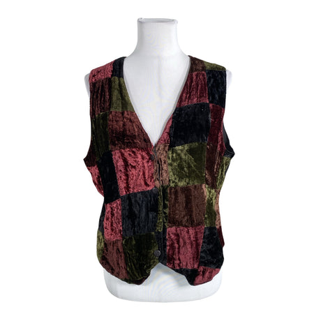 Unisex Pink House - Vest, suurus 40 - Veinipunane ()