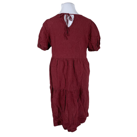 Unisex Nanso - Mitteveniv kleit, suurus 44 - Veinipunane (2)