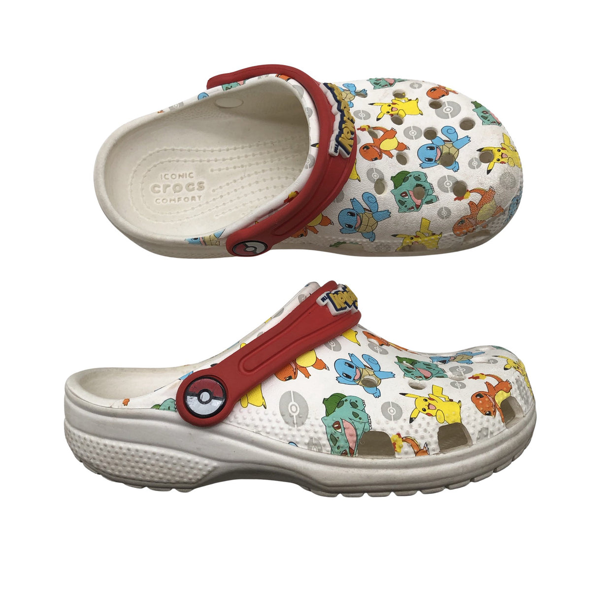 Unisex Crocs - Lahtise kannaga jalanõud, suurus 33 - Valge (1)
