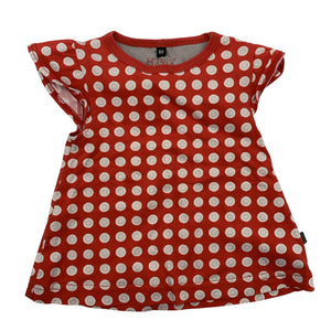 Unisex Ristomatti Ratia - Trikotaažist kleit, suurus 80 - 86 - Punane (1)