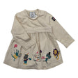 Unisex Polarn O. Pyret - Trikotaažist kleit, suurus 56 - 62 - Looduslik valge ()