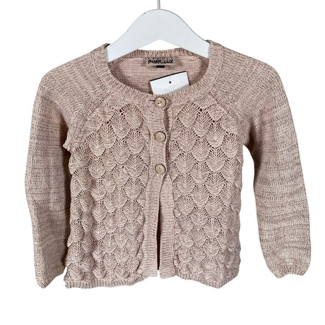Unisex POMPdeLUX - Kardigan, suurus 86 - 92 - Heleroosa ()