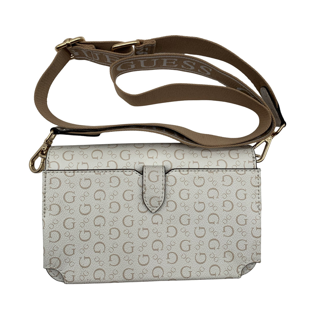 Unisex Guess - Õlakott, suurus Mini - Valge (2)