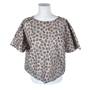 Unisex Samuji - Lühikeste käistega pluus, suurus 38 - Heleroosa (1)