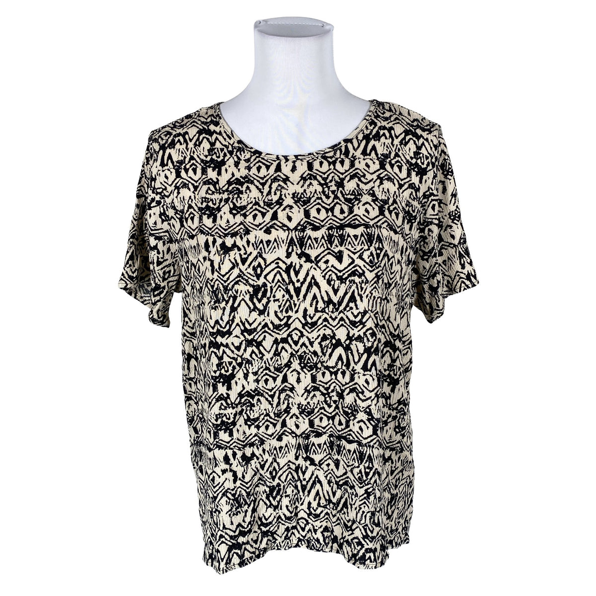 Unisex Soyaconcept - Lühikeste käistega pluus, suurus 40 - Beige (1)
