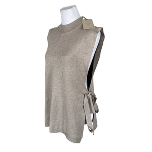 Unisex Free Quent - Kootud vest, suurus 42 - Beige (2)