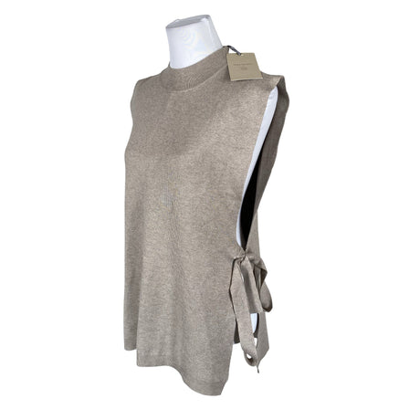 Unisex Free Quent - Kootud vest, suurus 42 - Beige (2)