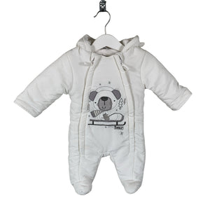 Unisex Rock a Bye Baby - Talvekombinesoon, suurus 56 - 62 - Valge (1)