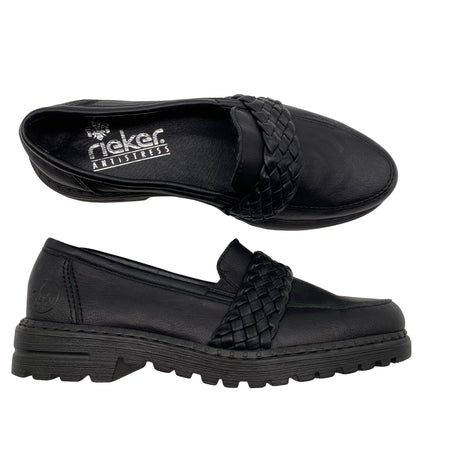 Unisex Rieker - Mokassiinid, suurus 37 - Must ()