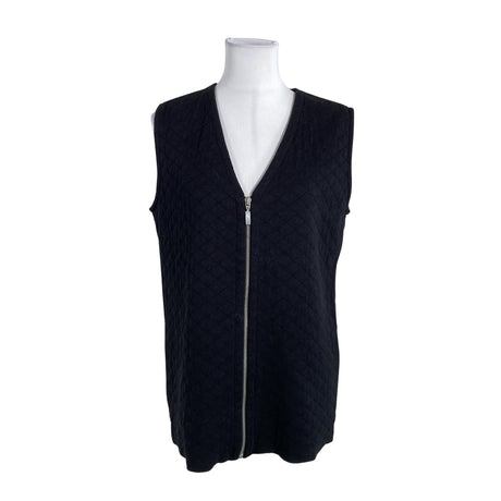 Unisex Anne Linnonmaa - Kootud vest, suurus 38 - Must ()