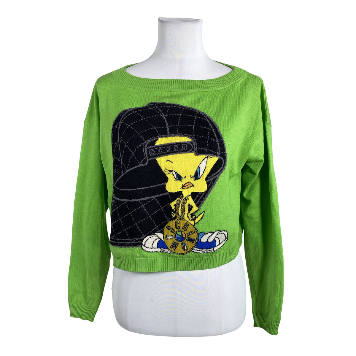Unisex Moschino - Kampsun, suurus 38 - Roheline (1)