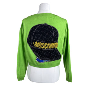 Unisex Moschino - Kampsun, suurus 38 - Roheline (3)
