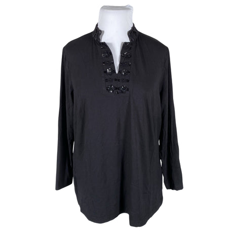 Unisex Atelier Goldner Schnitt - Trikotaažist pluus, suurus 48 - Must ()