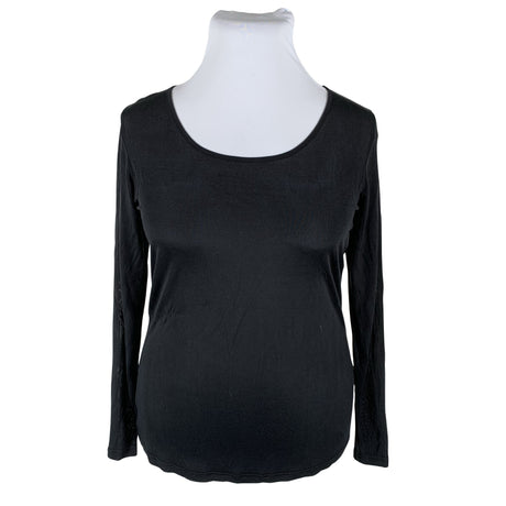 Unisex Stockmann Silk - Trikotaažist pluus, suurus 42 - Must ()