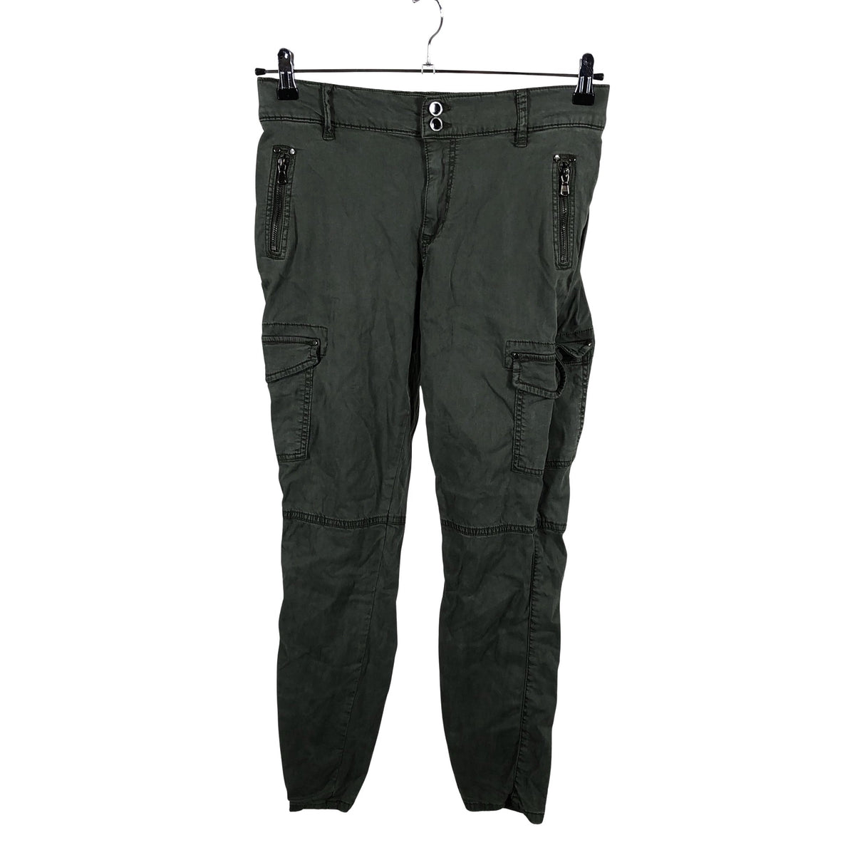 Unisex Mos Mosh - Mittevenivad püksid, suurus W28 - Roheline (1)