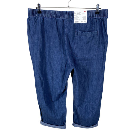 Unisex Uniqlo - Mittevenivad püksid, suurus 44 - Sinine (2)