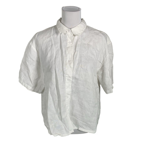 Unisex Aventura - Lühikeste käistega pluus, suurus 40 - Valge ()