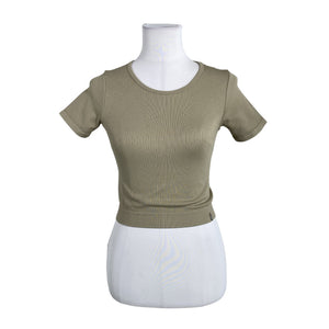 Unisex Drop of Mindfulness - Spordisärk, lühikesed käised, suurus 34 - Roheline (1)